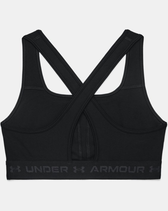 Bra Deportivo Armour® Mid Crossback para Mujer, Black, pdpMainDesktop image number 9